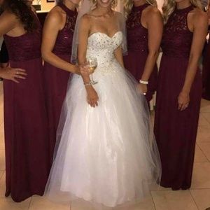 Maroon dress (size 5 but runs small)